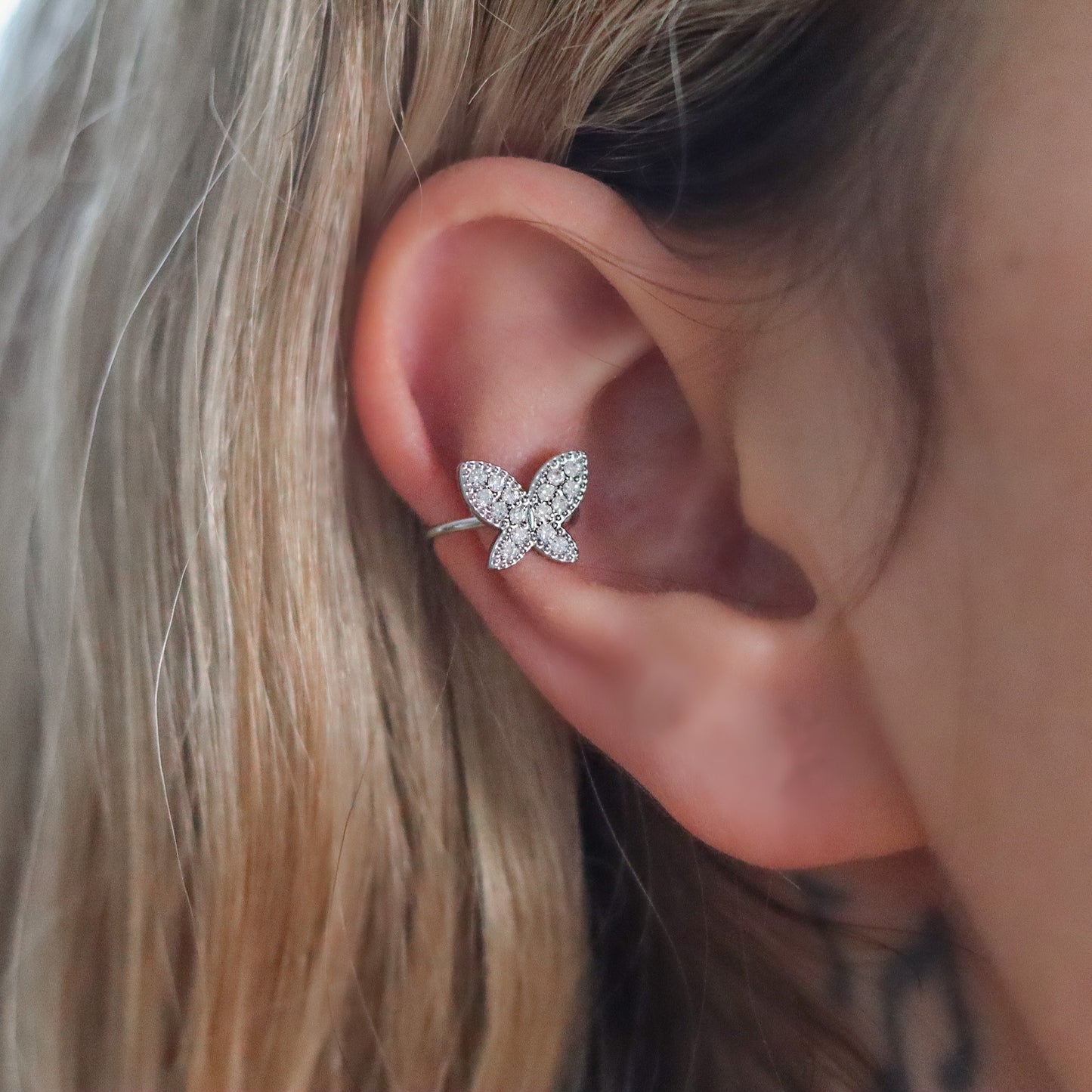 Elisa Ear Cuff Silber
