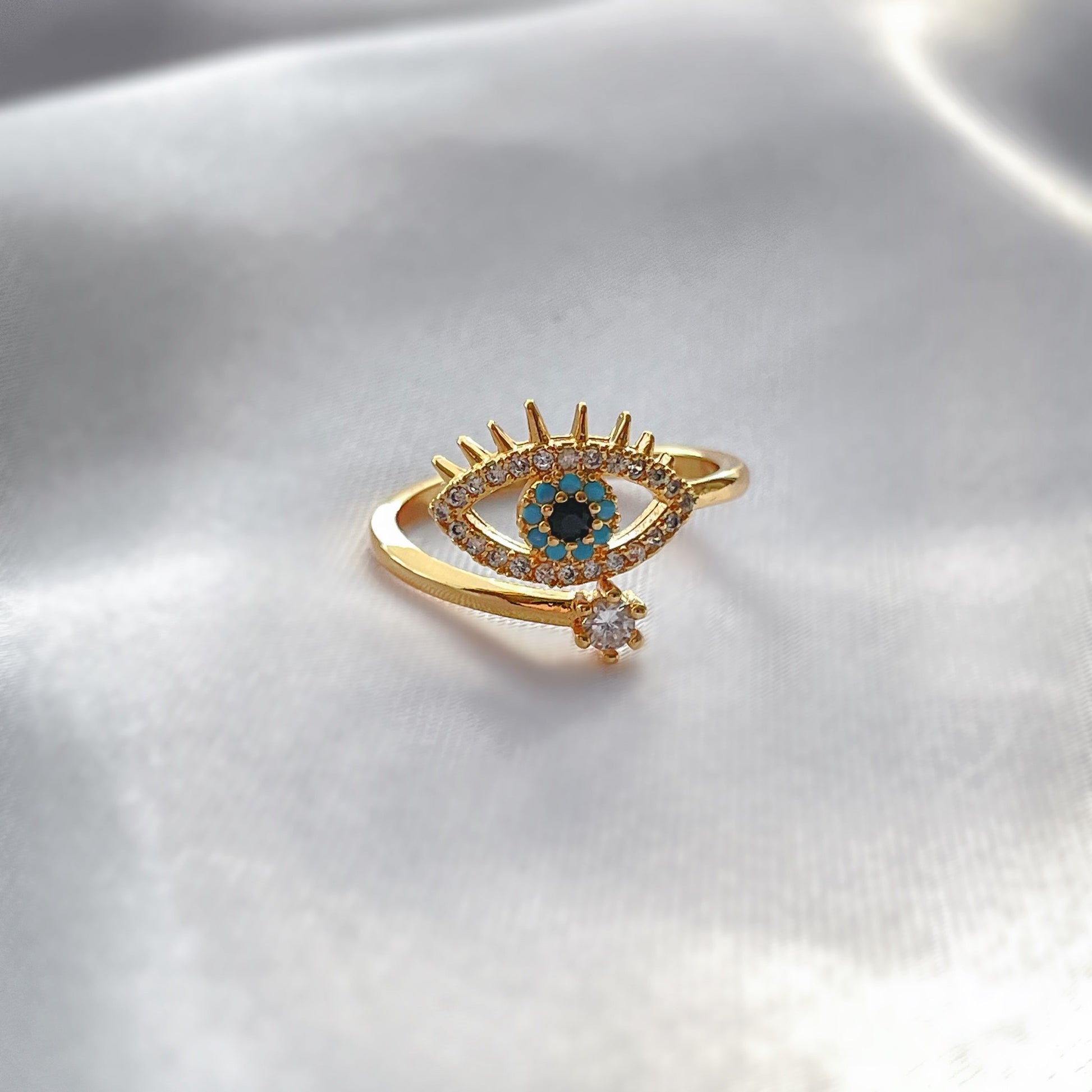 Elisa Eye Ring Gold